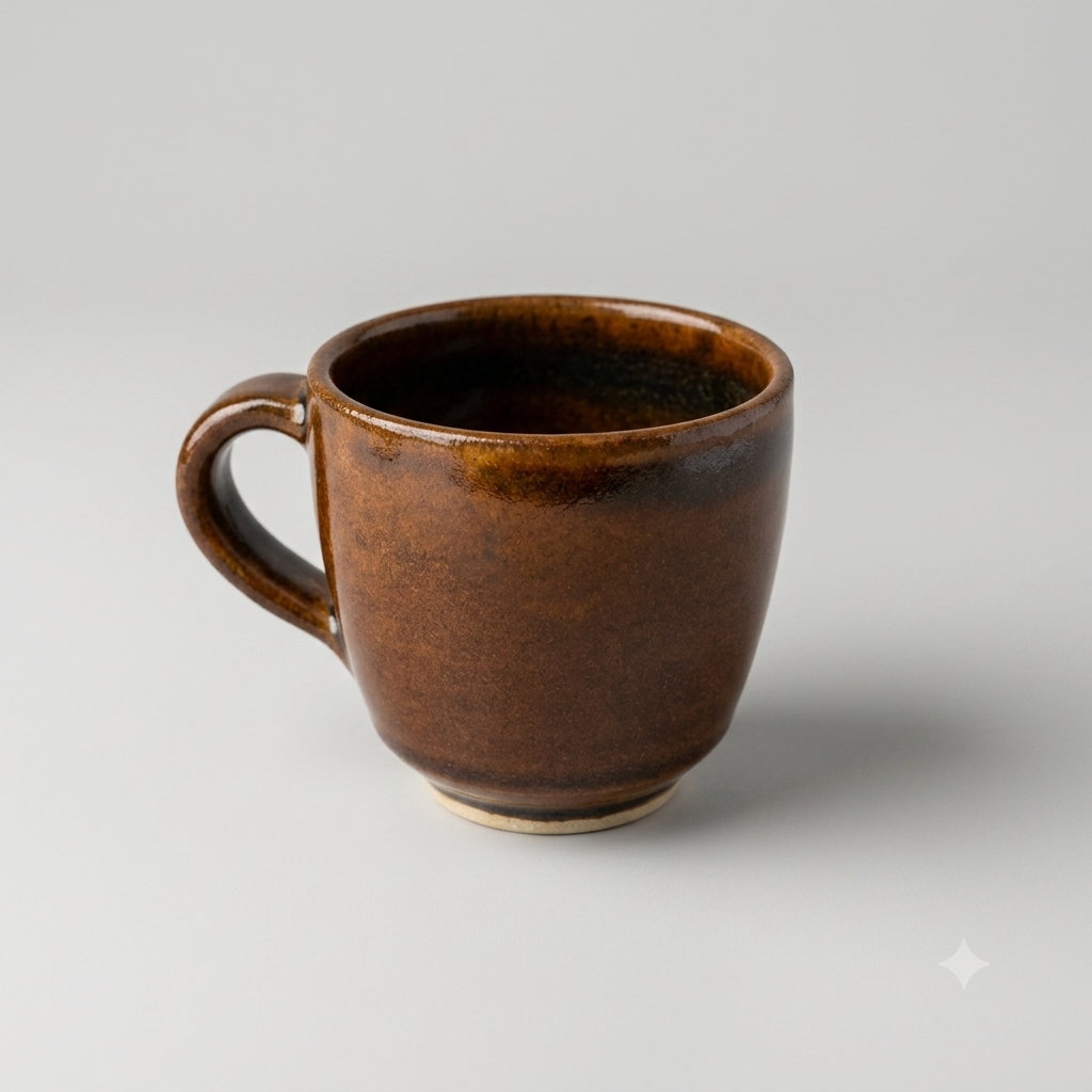 Earth-Toned Tea Cup