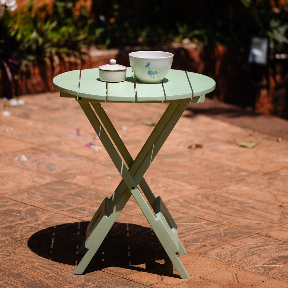 Patio Folding Table Round