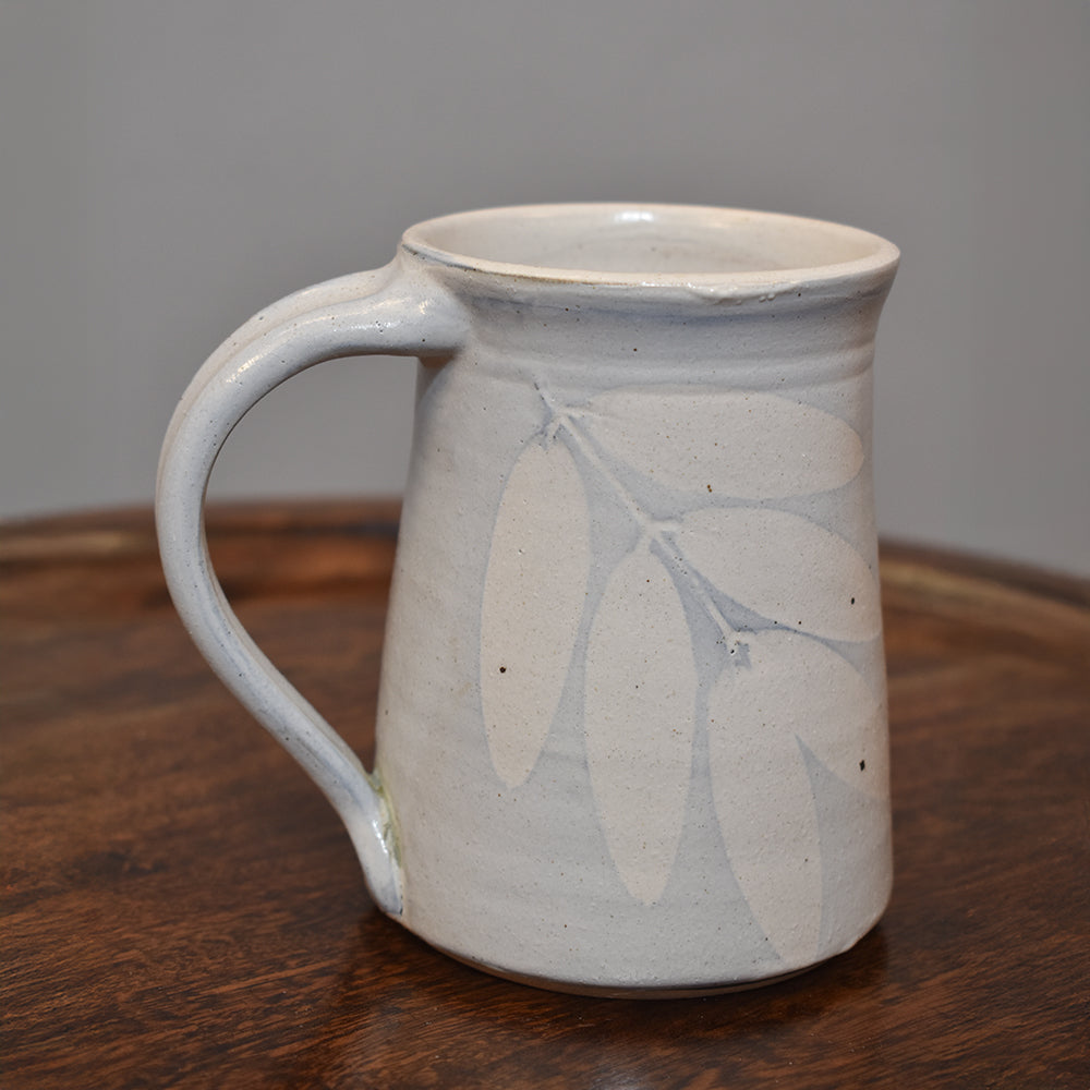 Blue Azure Leaf Beer Mug - Set of 2