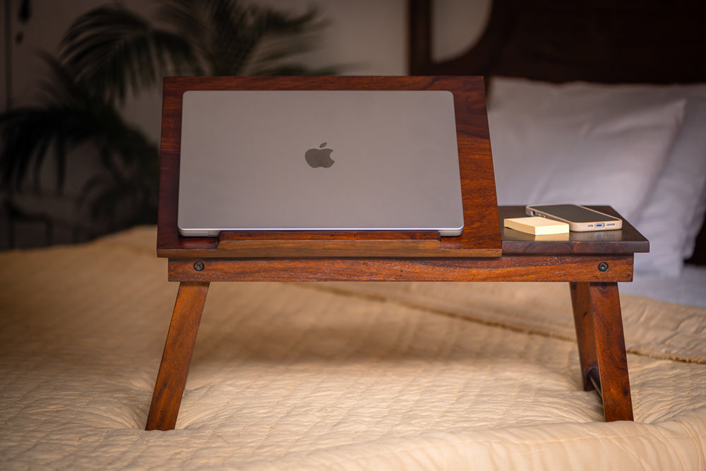 Wooden Laptop Table With Drawer