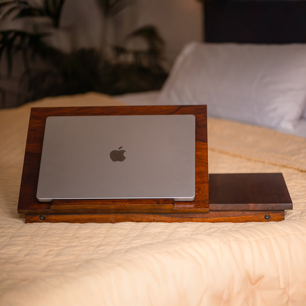 Wooden Laptop Table With Drawer