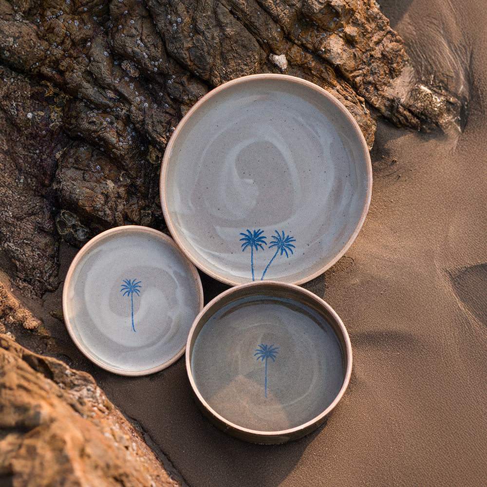 Plate Dinner Palm - Set of 2