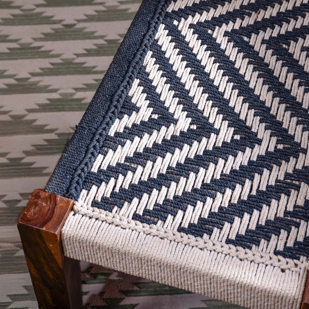 Monochrome Rope Bench
