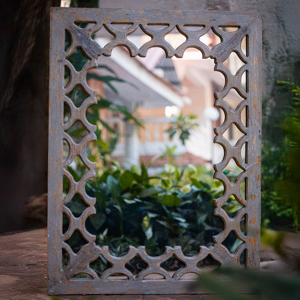 Wooden Mirror Carved