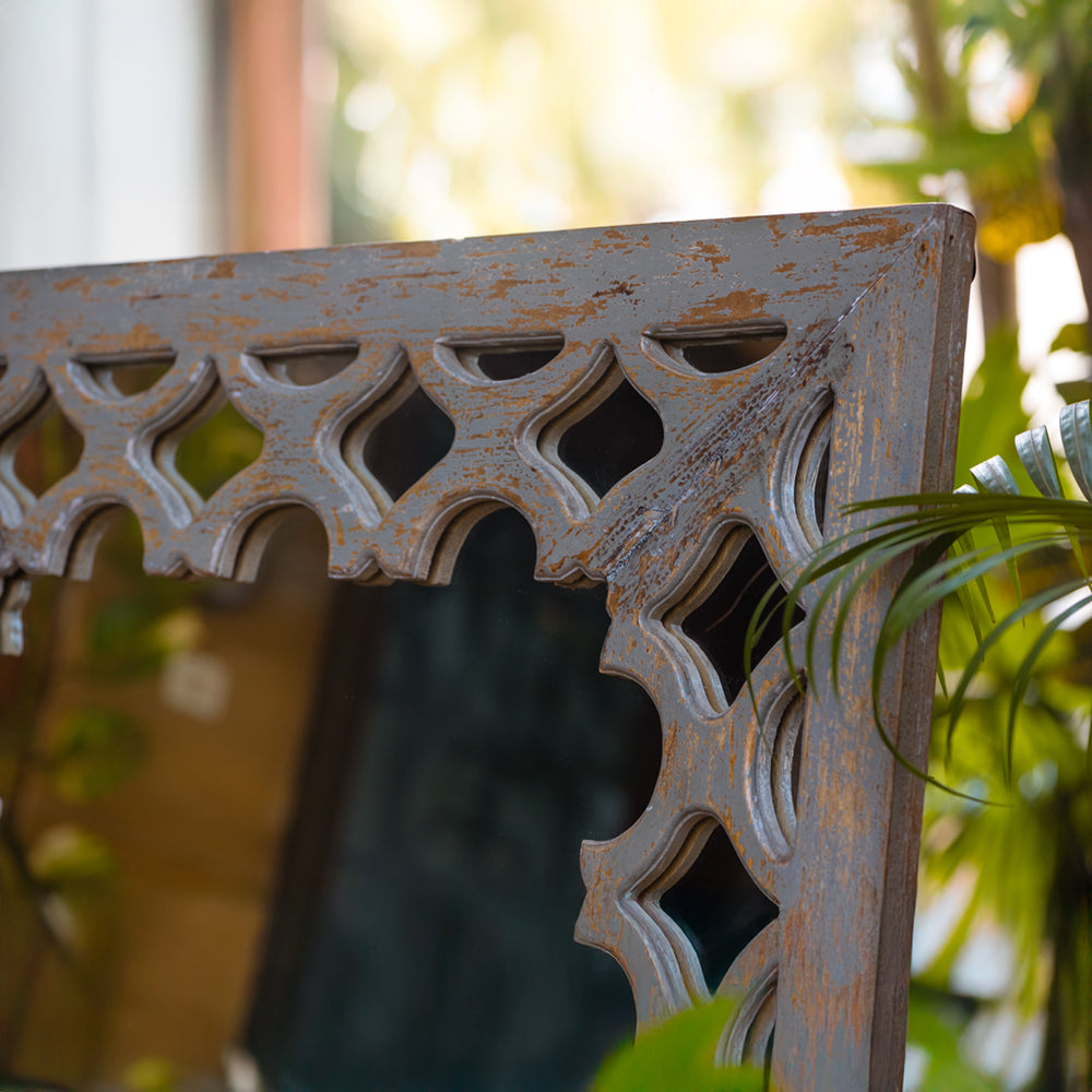 Wooden Mirror Carved