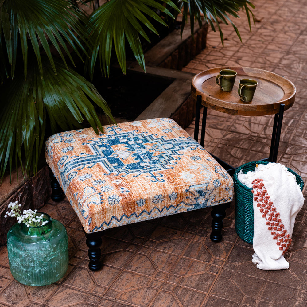 Upholstered Poof Square