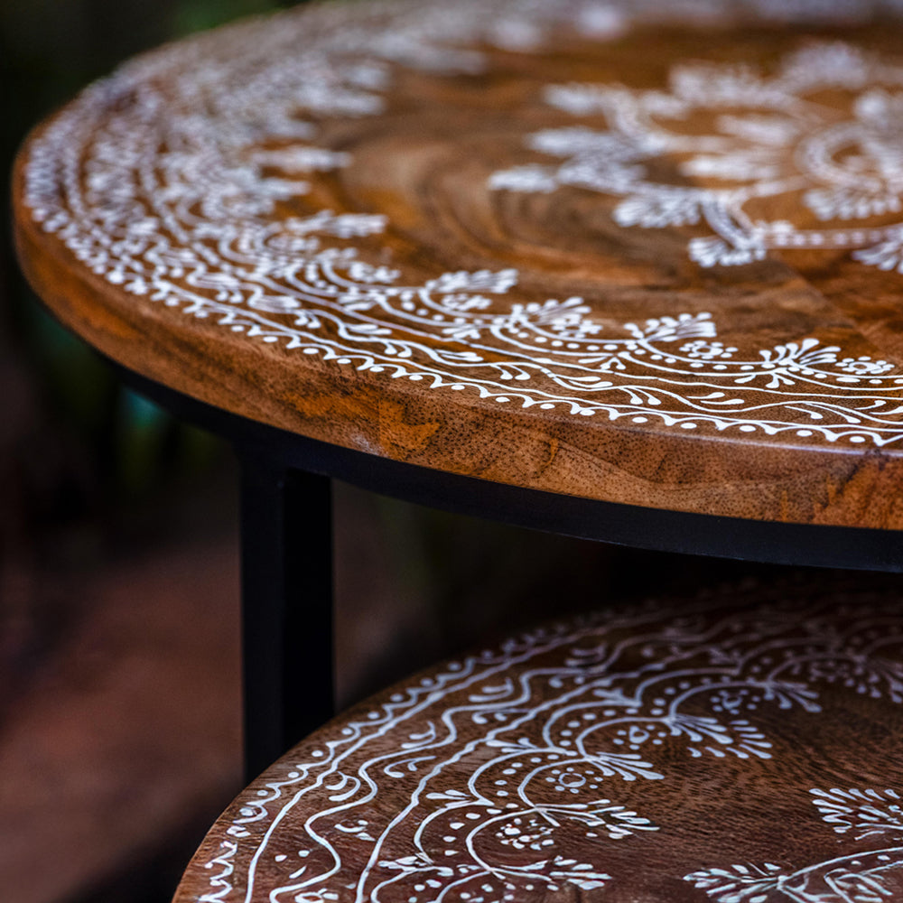 Wooden Side Table set of 2