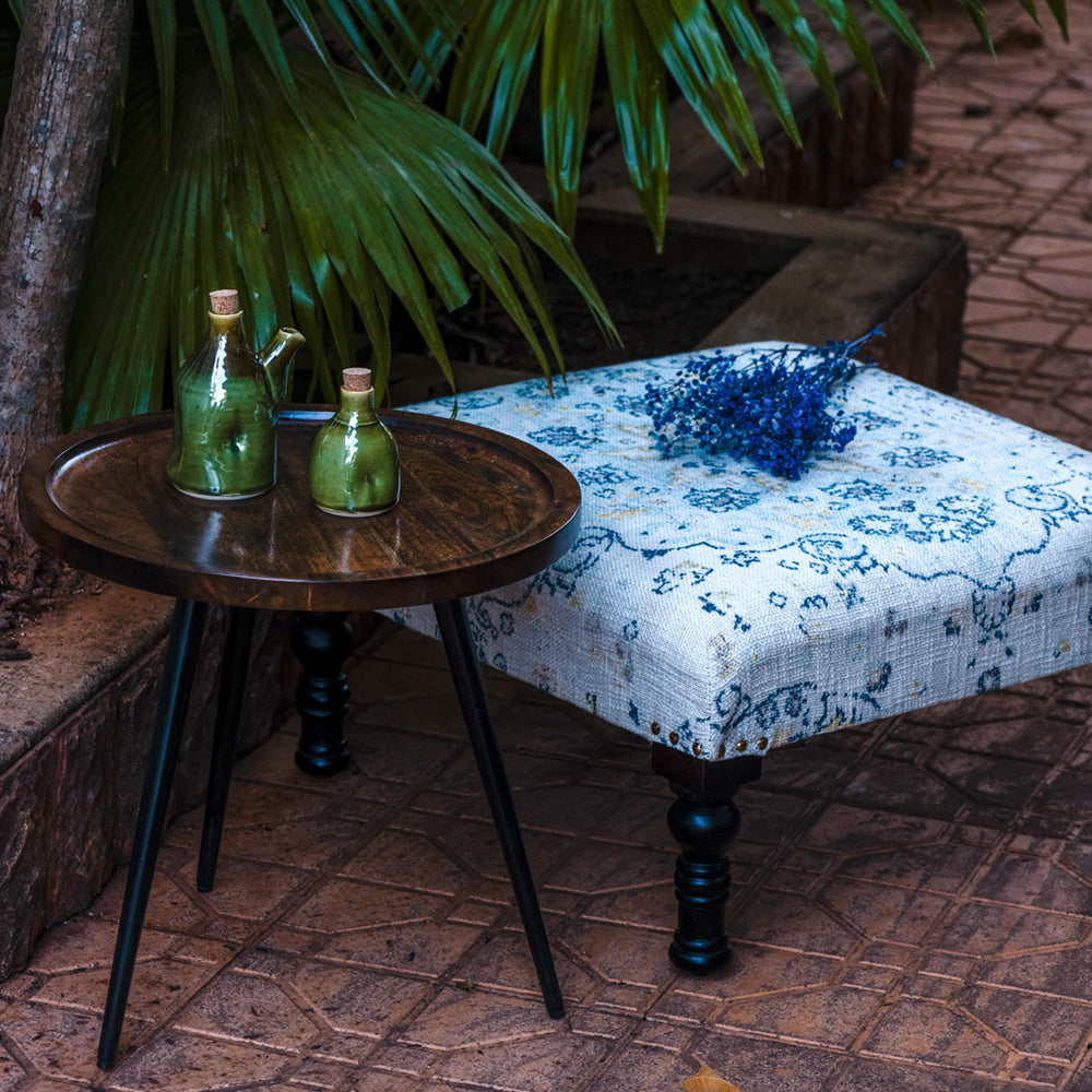 Upholstered Poof Square