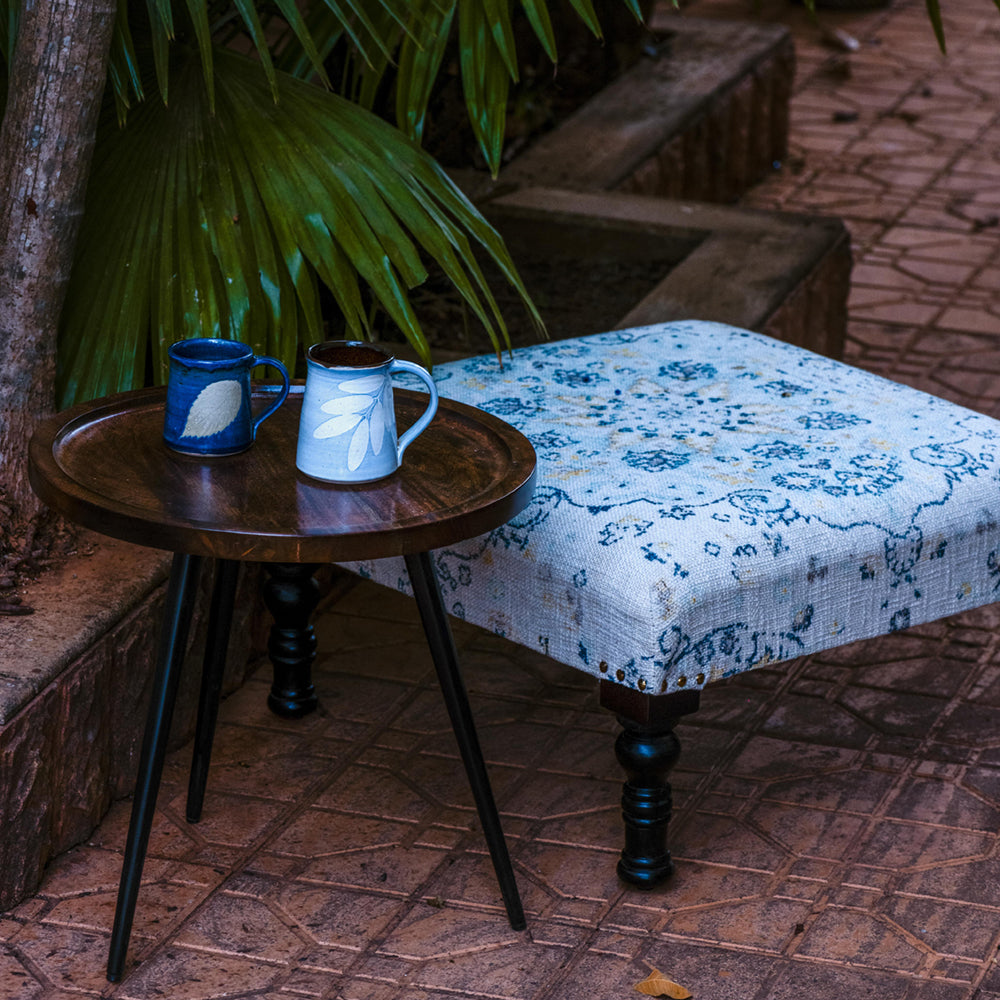 Upholstered Poof Square