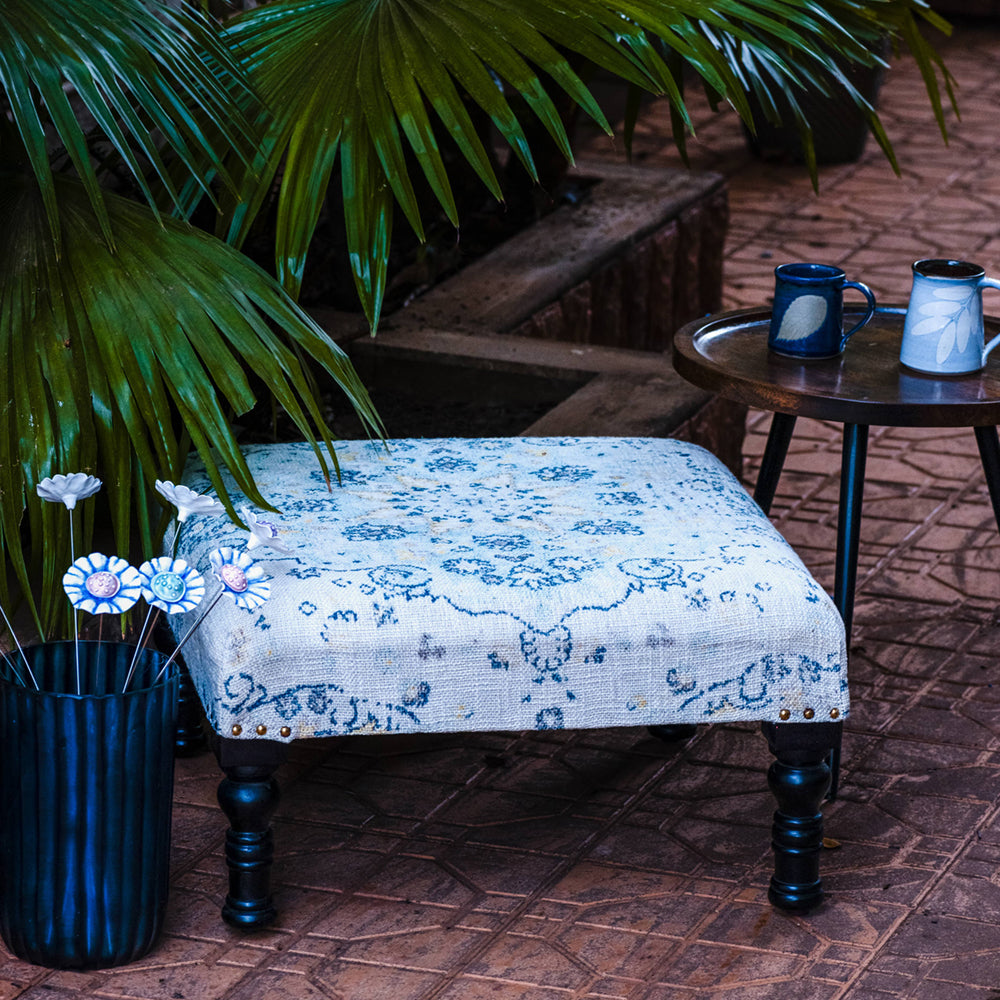 Upholstered Poof Square