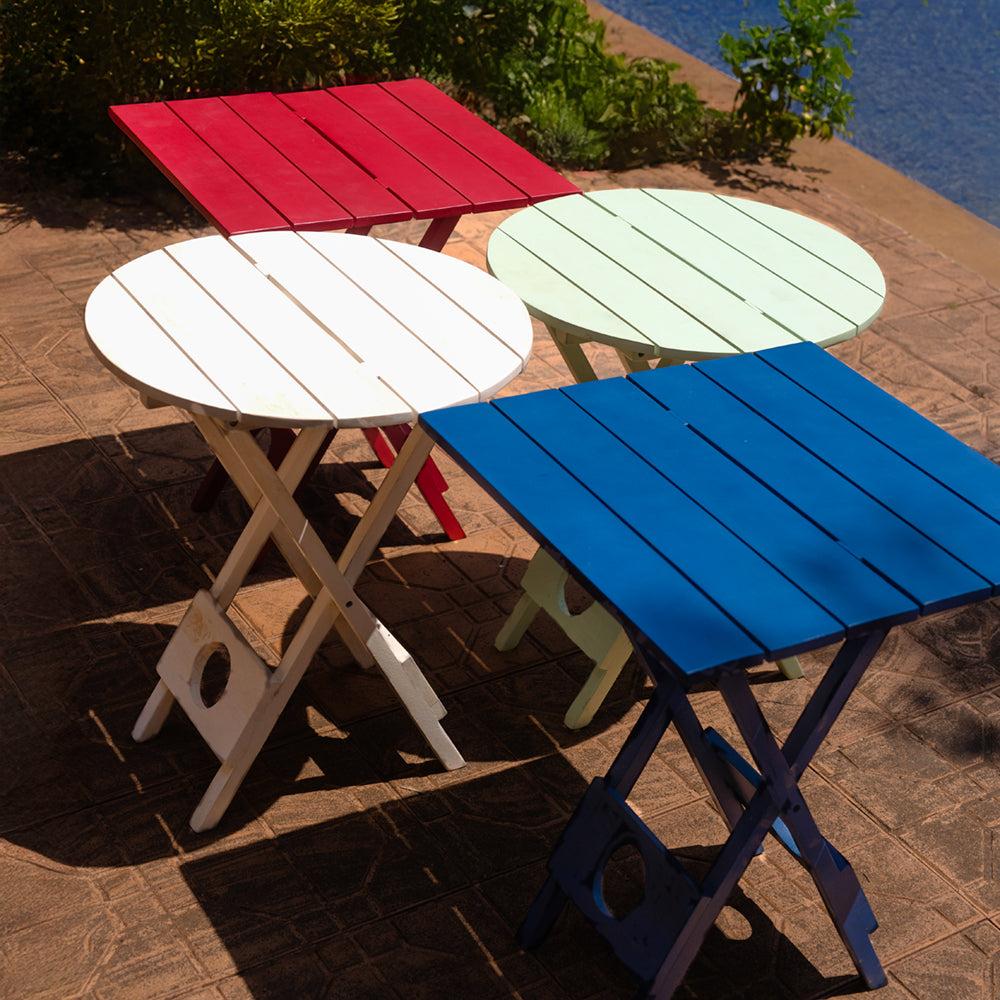 Patio Folding Table Round