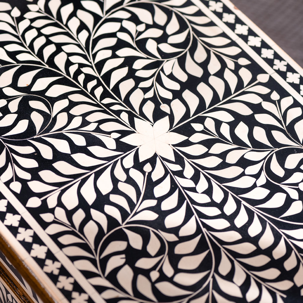 Wooden BenchStorage Inlay