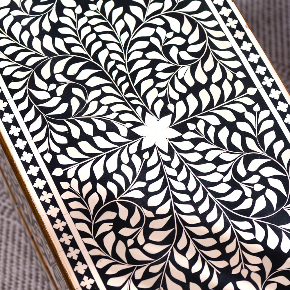 Wooden BenchStorage Inlay