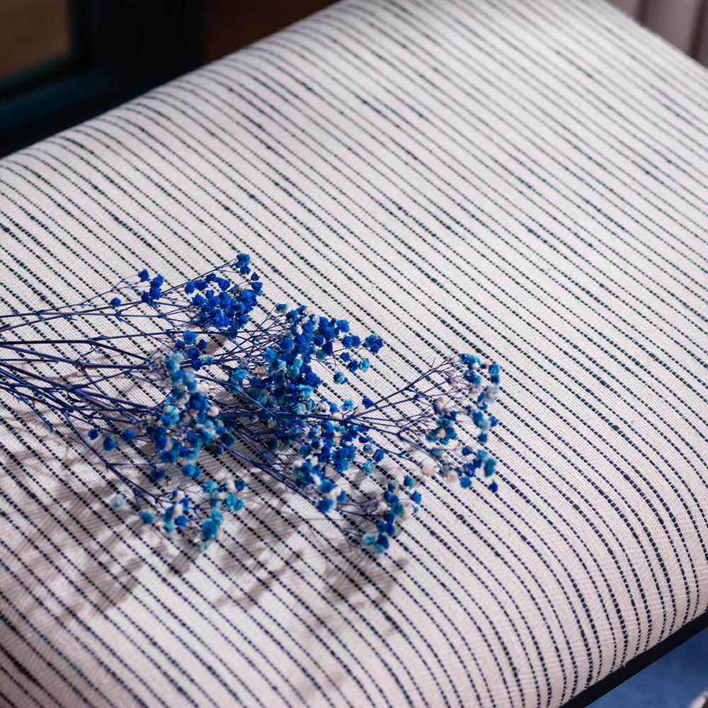 Upholstered Bench With Jute Legs