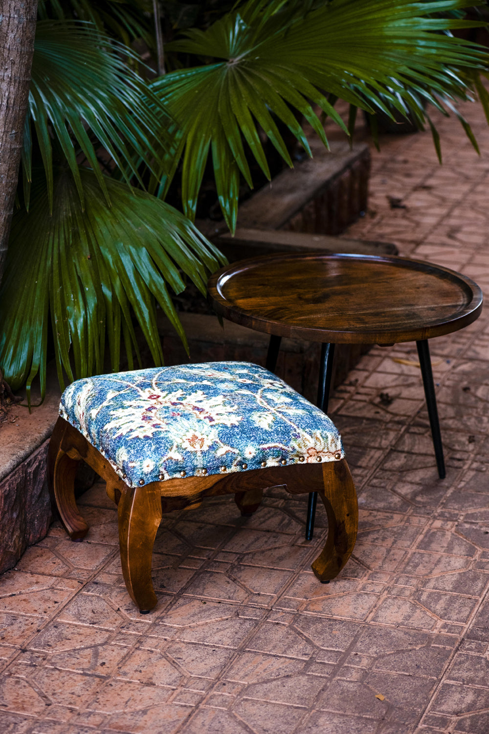 Upholstered Poof Square