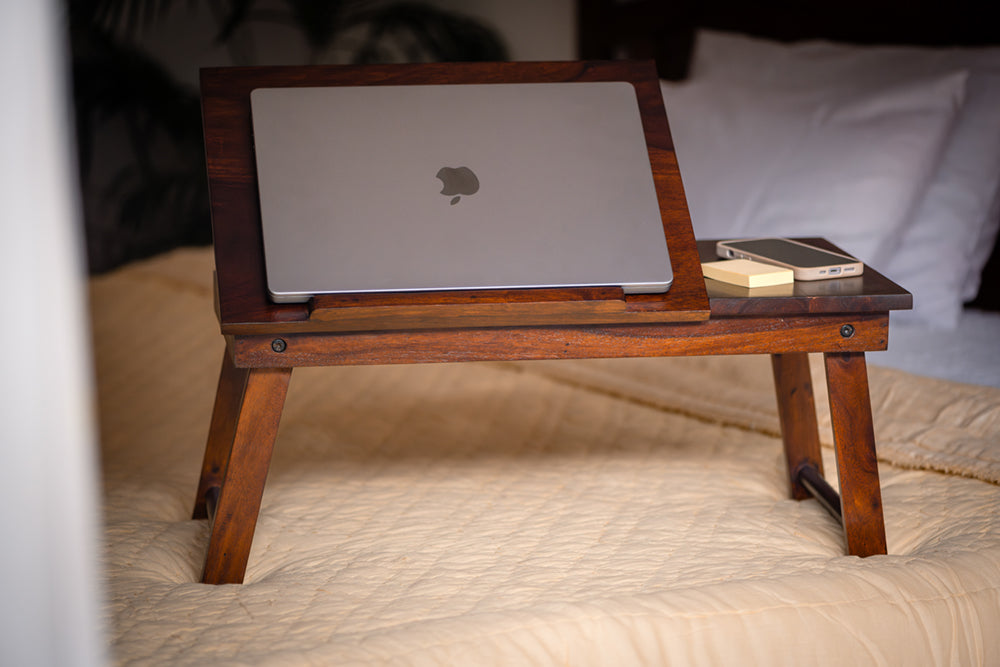 Wooden Laptop Table With Drawer