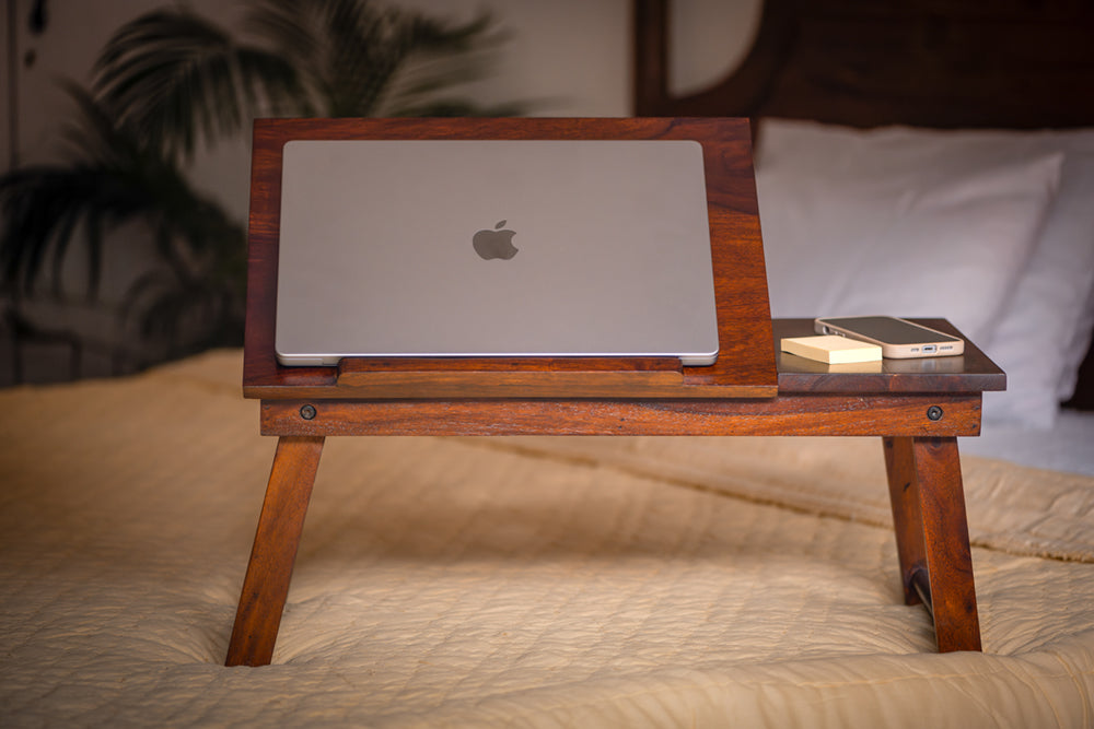Wooden Laptop Table With Drawer