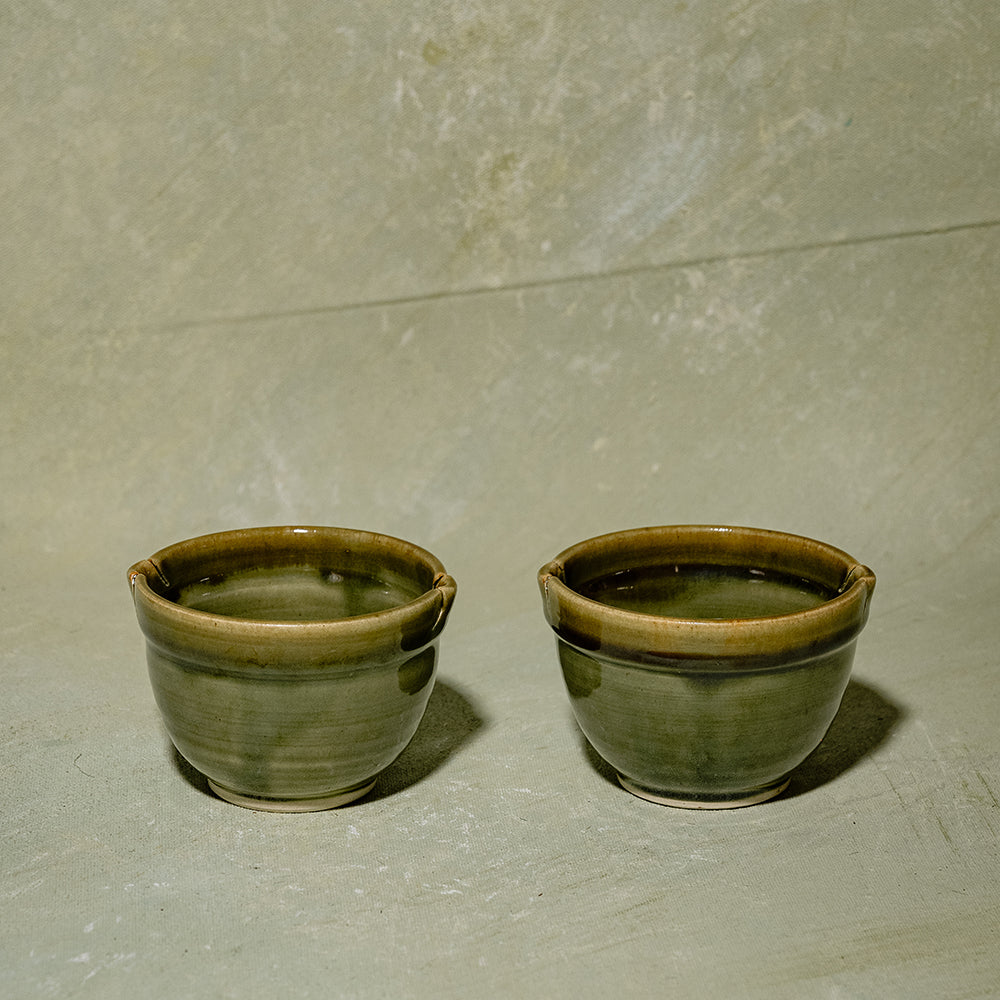 Serene Sage Nut Bowl - Set of 2
