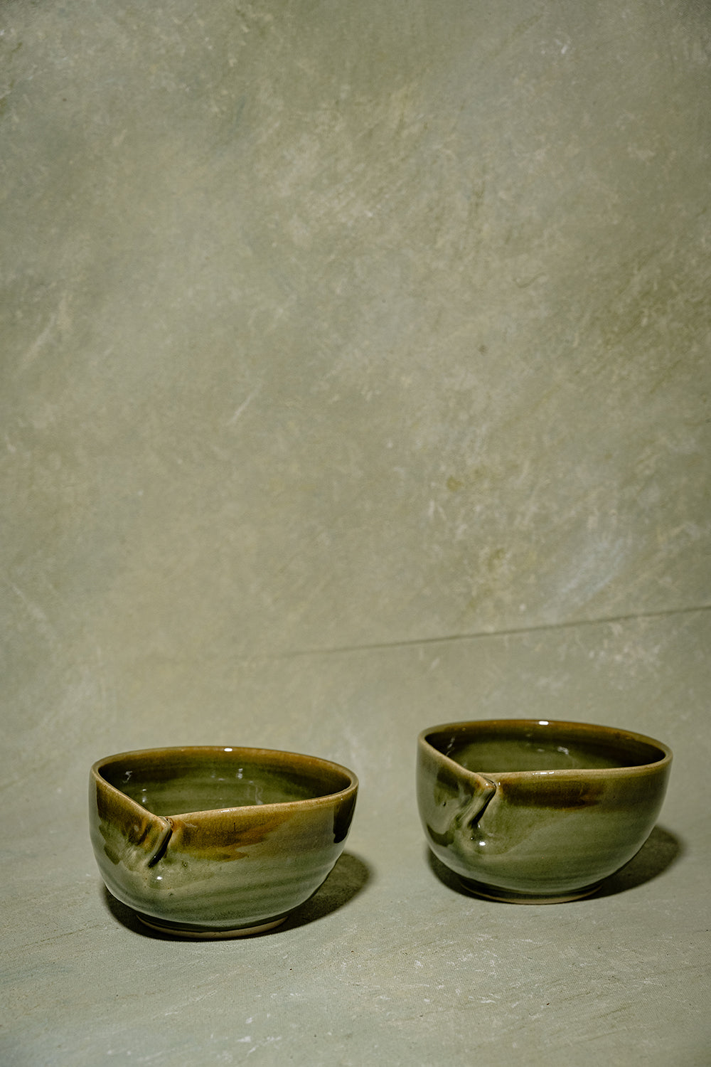 Serene Sage Twisted Bowl - Set of 2