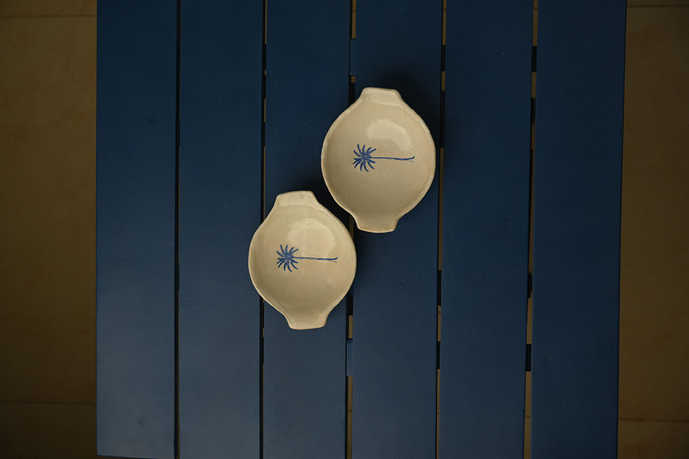 Palm Nut Plate - Set of 2