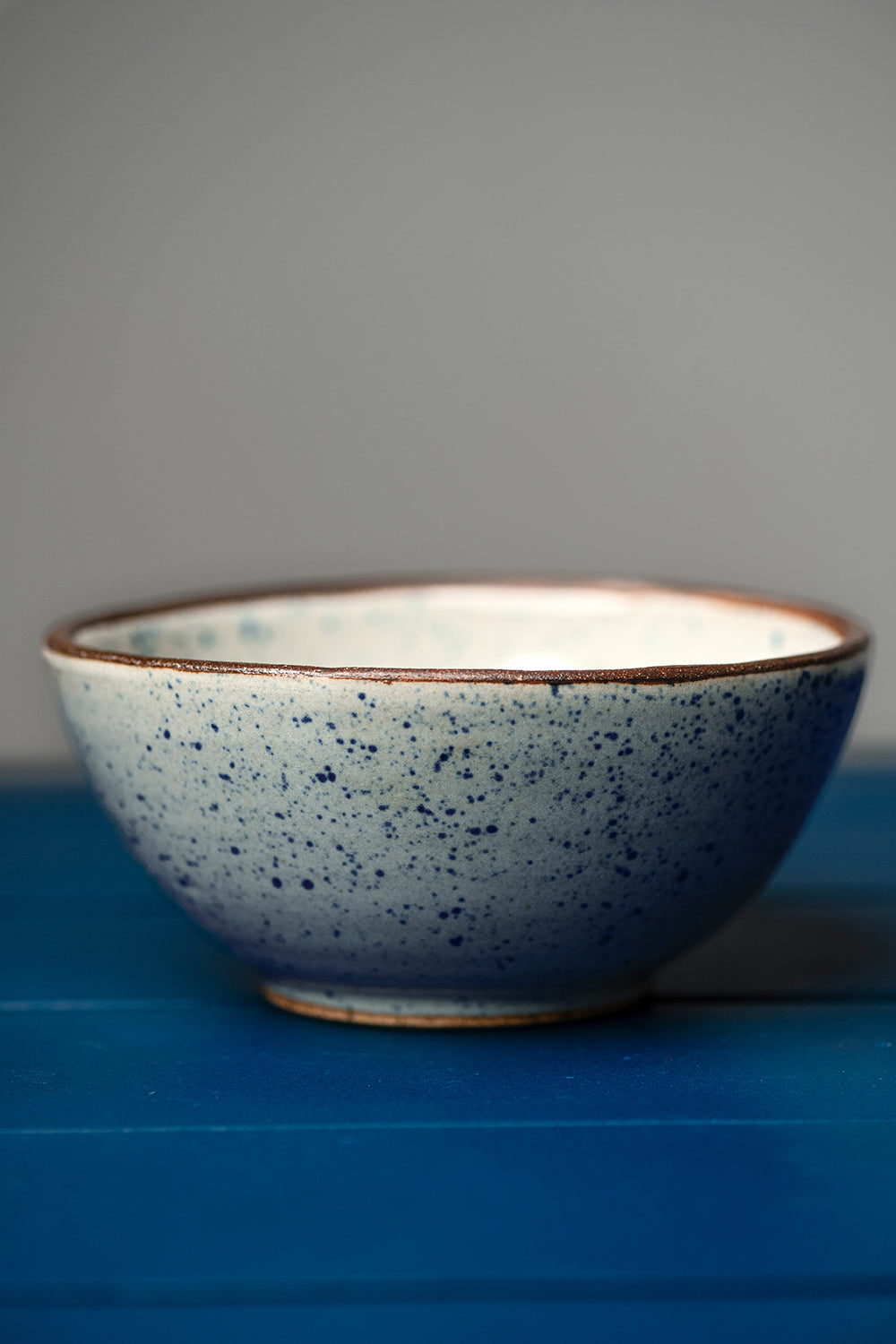 Blue Azure Spotted Bowl Large