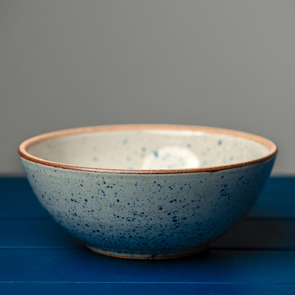 Blue Azure Spotted Bowl Large