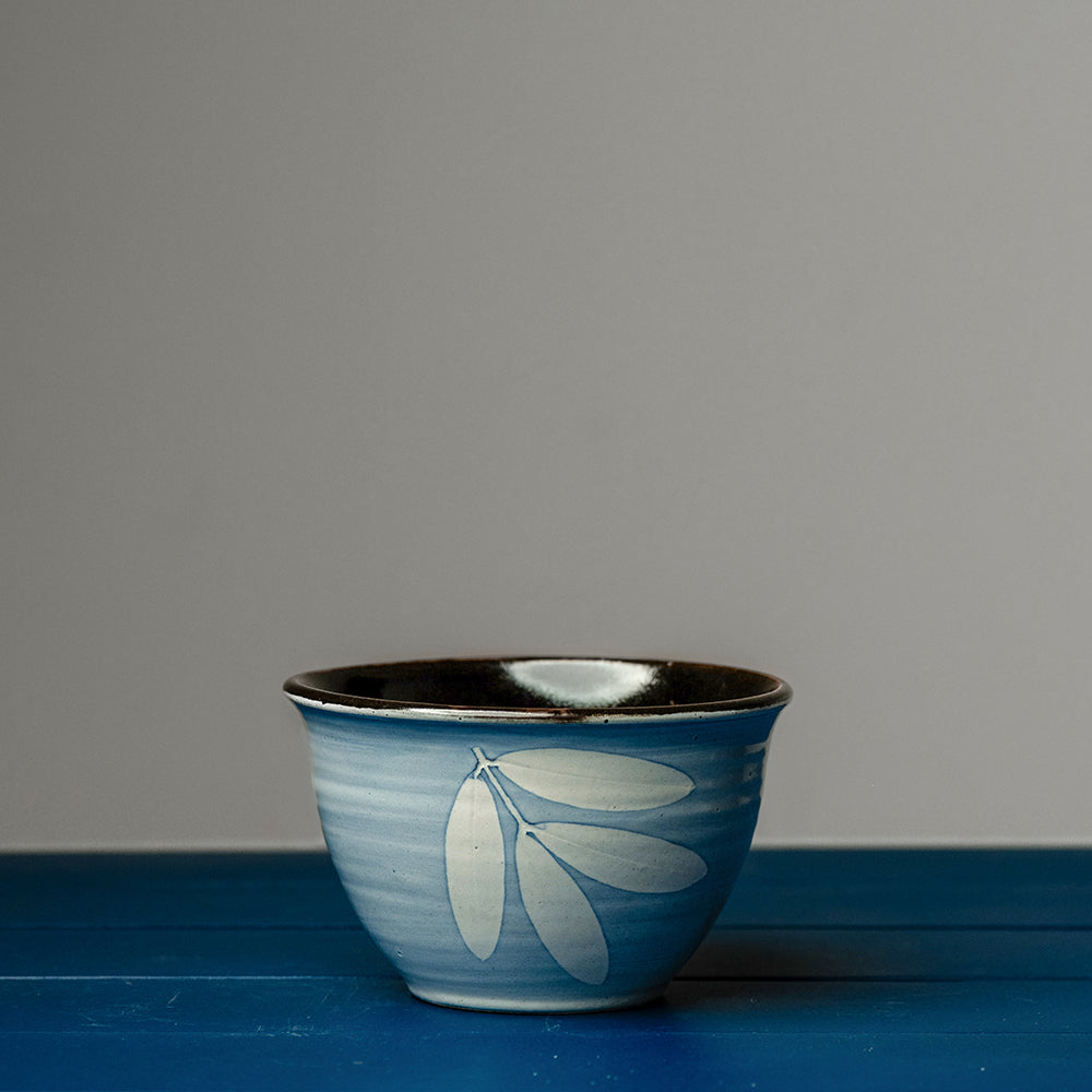 Blue Azure Four Leaf Bowl Large - Set of 2