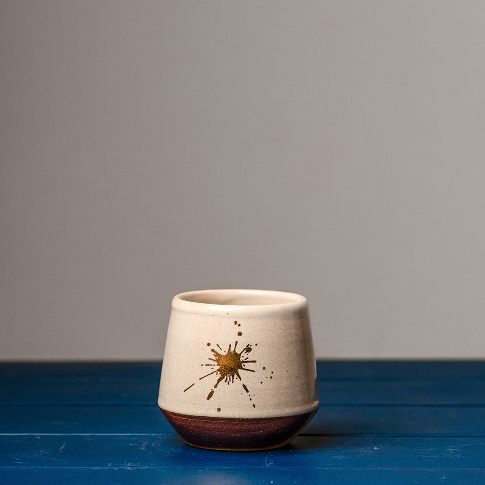 Ivory Whisper Sparkle Kullad Set of 2