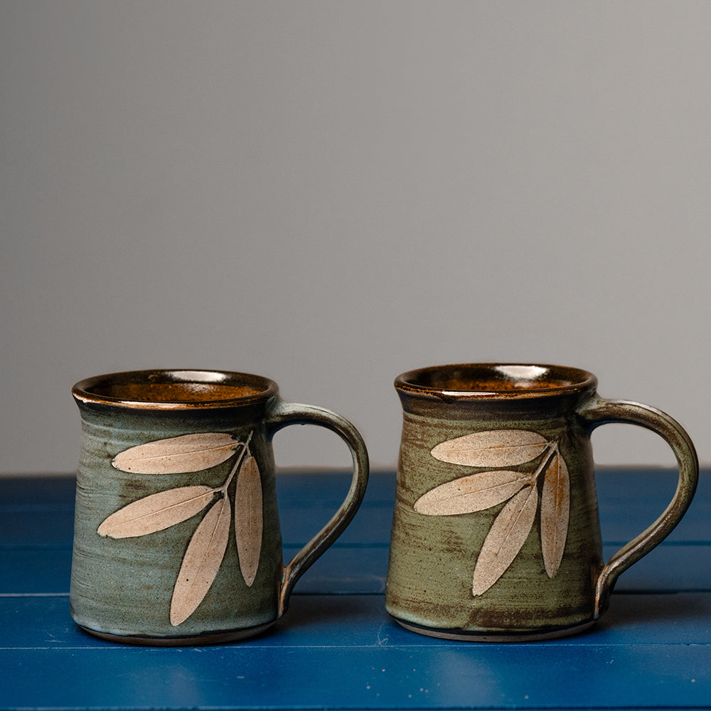 Slate Green Mug - Set of 2