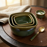 Serene Sage Bowl - Set of 3