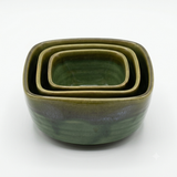 Serene Sage Bowl - Set of 3