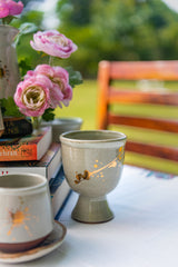 Ivory Whisper Tumbler Sparkle Gold - Set of 2