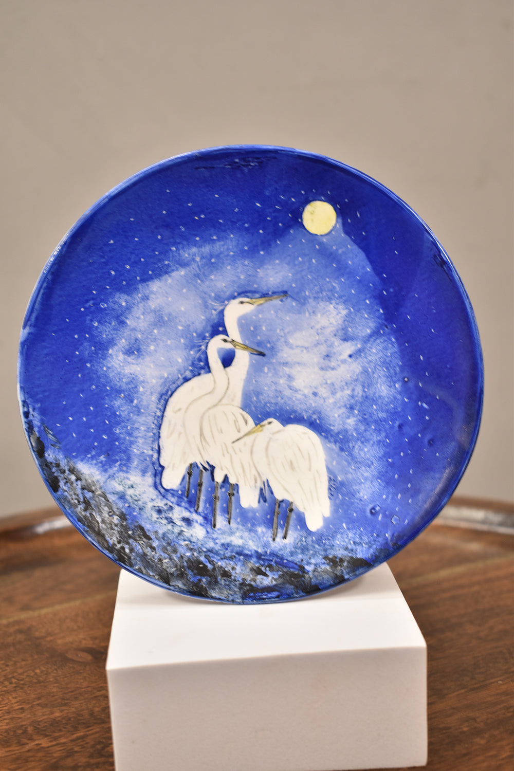 Hand Painted Swan WallPlate