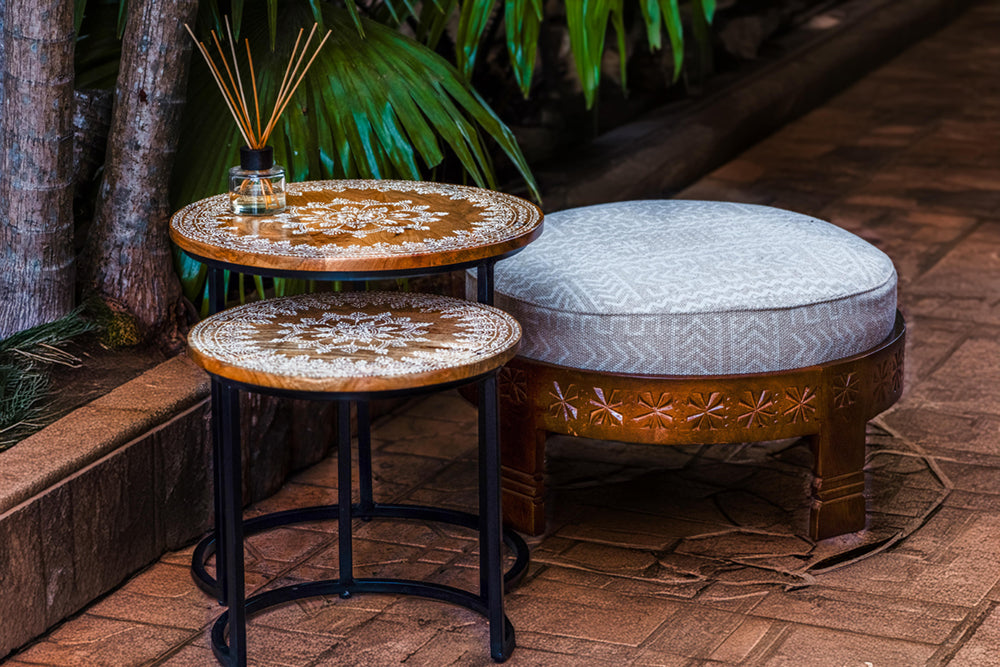 Wooden Side Table set of 2