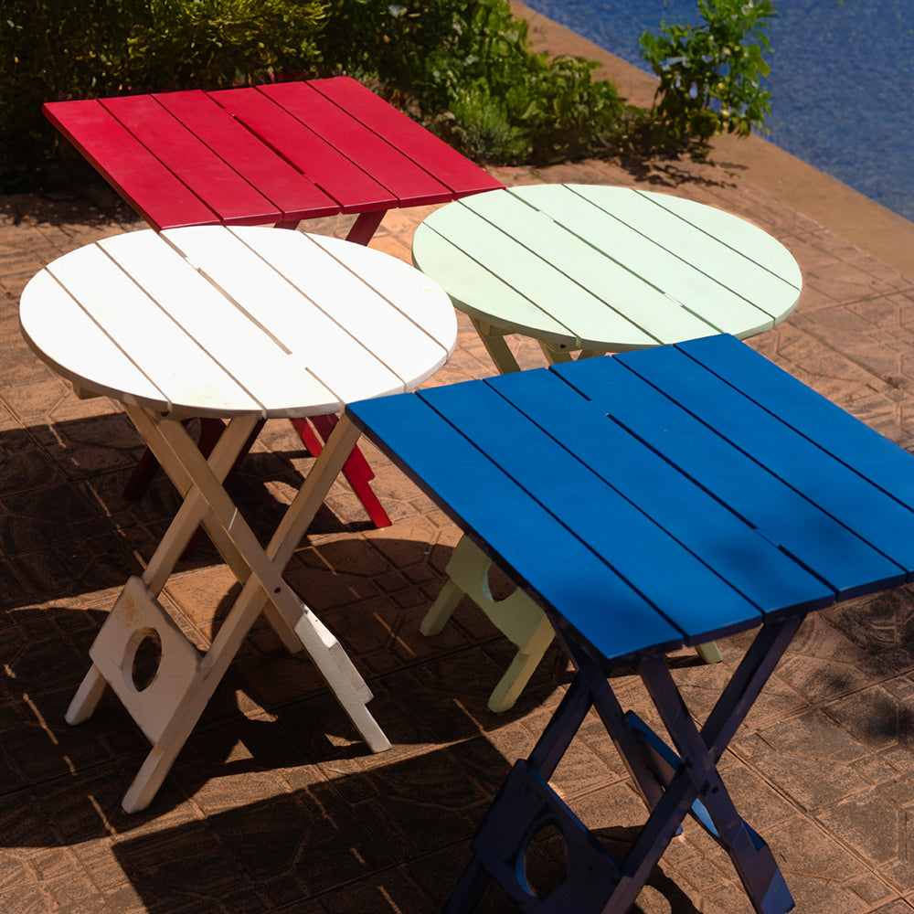 Patio Folding Table Round