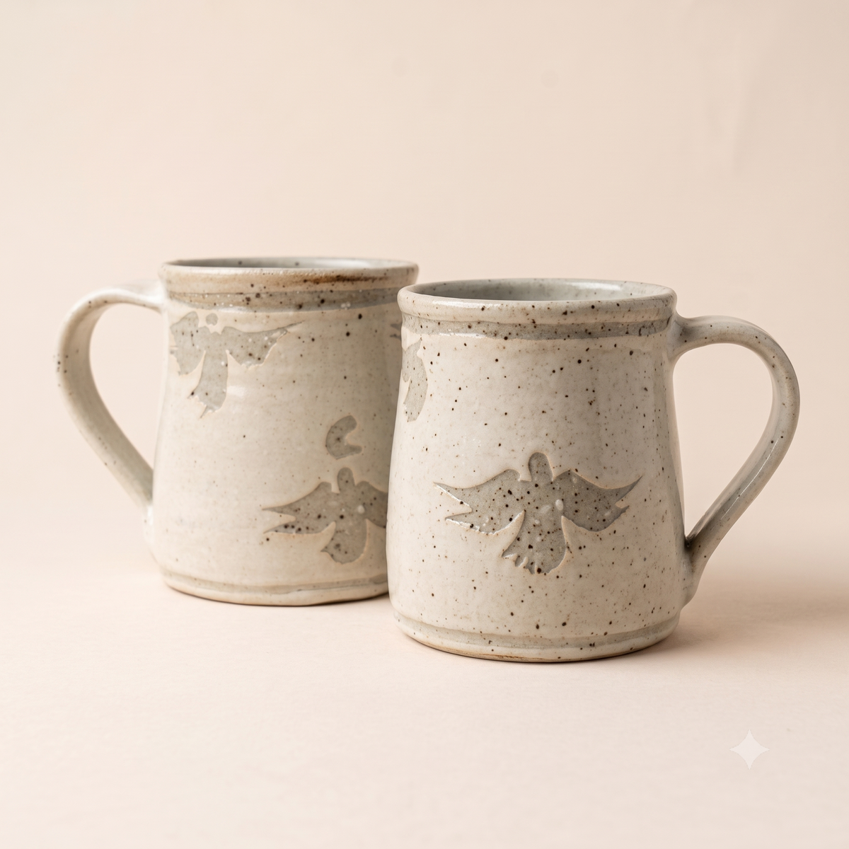 Untamed & Floral Cream Mugs