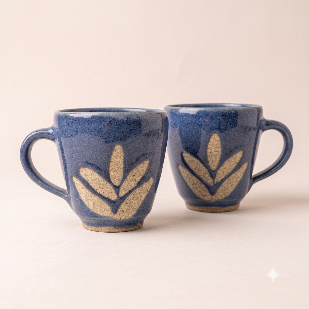 Midnight Sips Handcrafted Indigo Cup