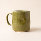 Unrestricted Form: The Earthy Green Thumbprint Cup