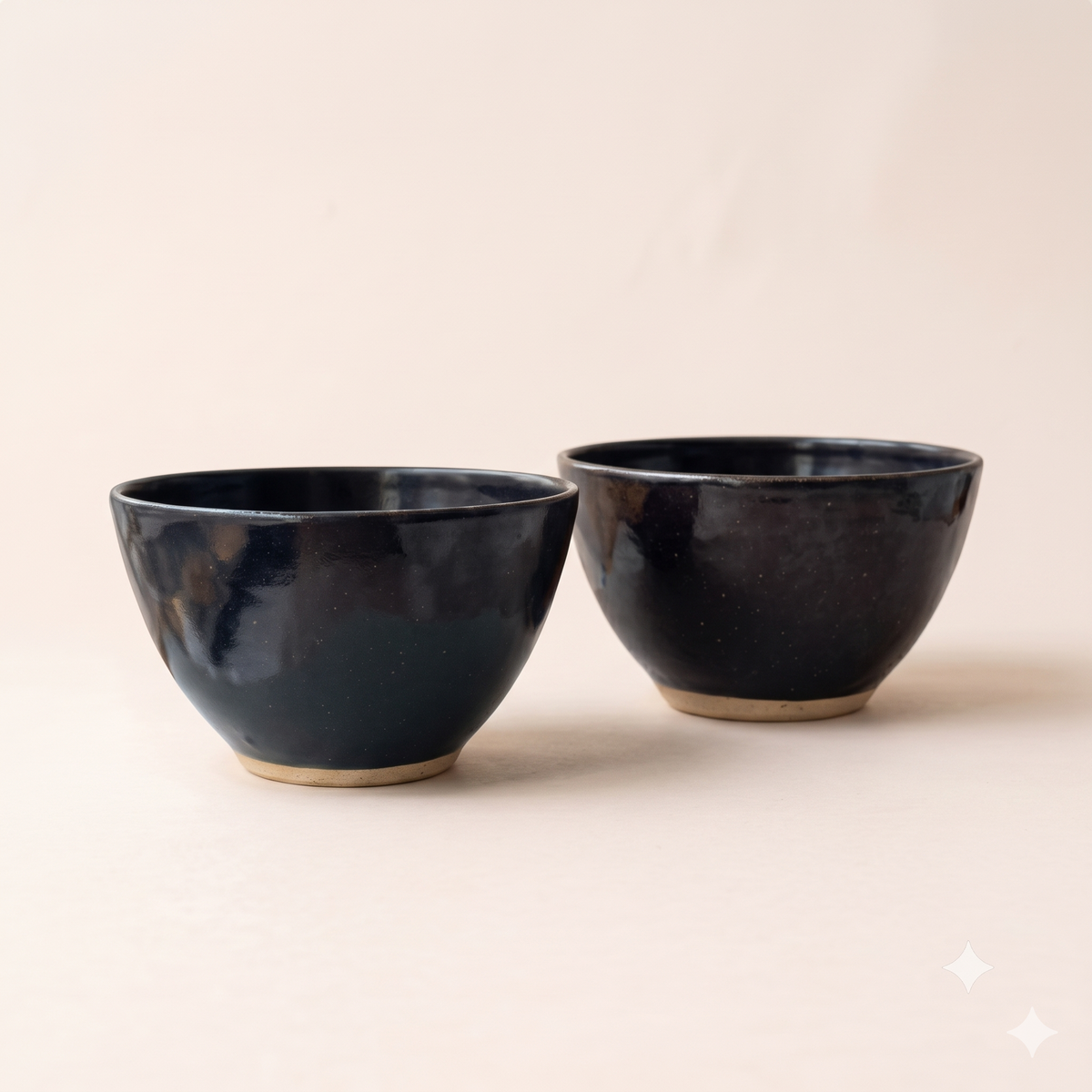 The Midnight Canvas Deep Black Serving Bowl