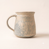 Serene Blue Spray Cream Mug
