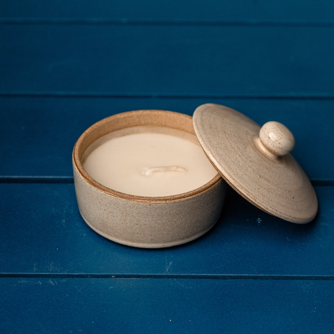 Ivory Whisper Candle Jar