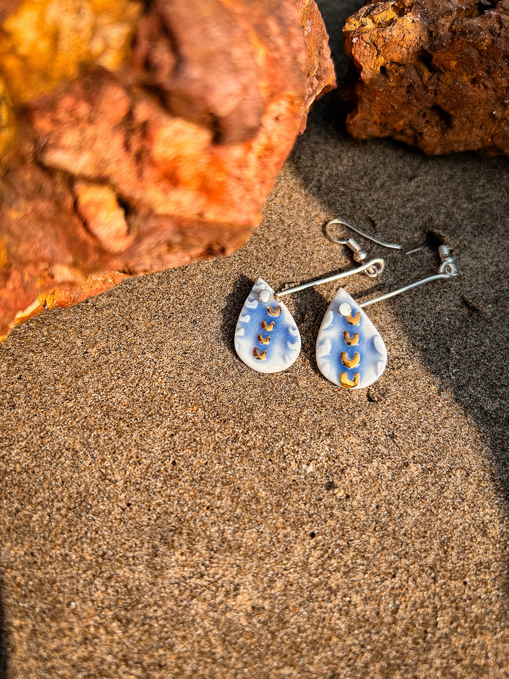 Blue Earrings Dangler