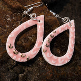 Pink Earrings Loops
