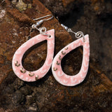 Pink Earrings Loops