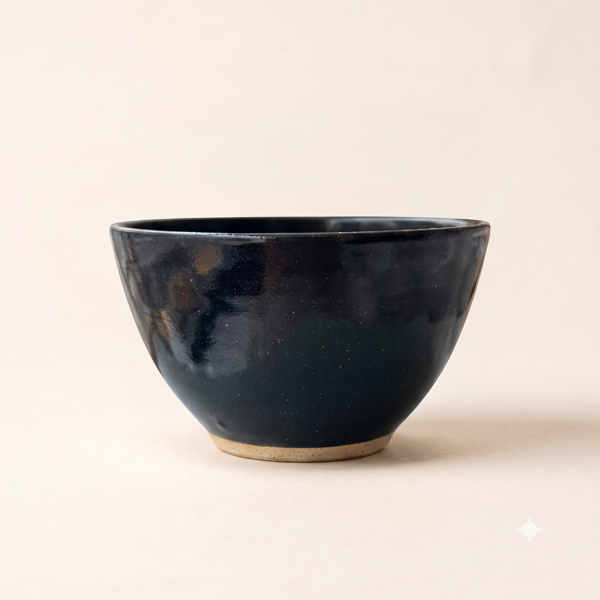 The Midnight Canvas Deep Black Serving Bowl