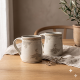 Untamed & Floral Cream Mugs
