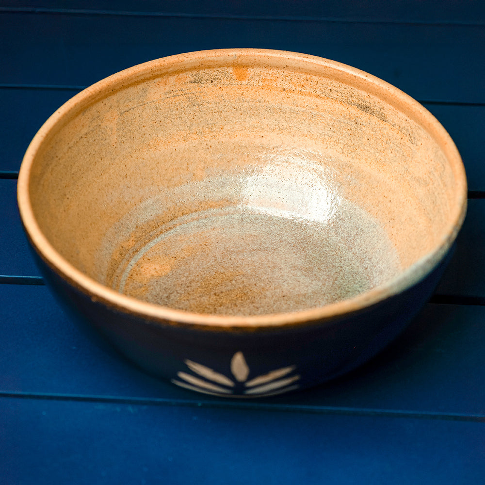 Deep Blue Flat Platter