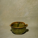 Serene Sage Twisted Serving Bowl