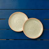 Blue Azure Quarter Plate   Set of 2