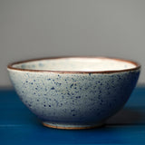 Blue Azure Spotted Bowl Large